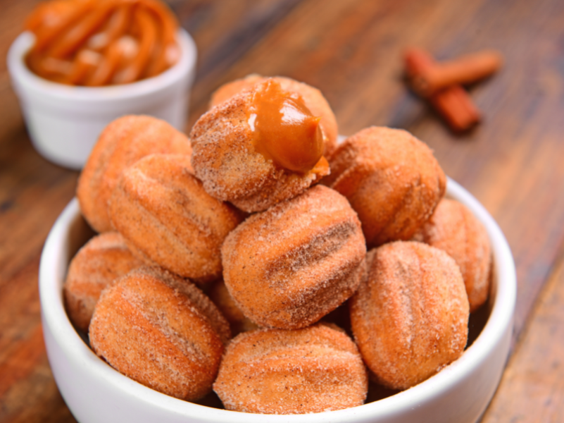 Aprenda a Fazer Mini Churros com Recheio de Doce de Leite
