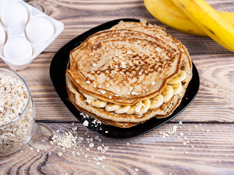 Como Fazer Panquecas de Banana e Aveia em Casa