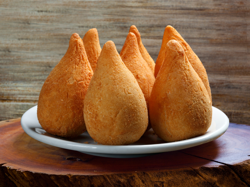 Coxinha de Abóbora com Frango Desfiado - Receita Fácil e Deliciosa