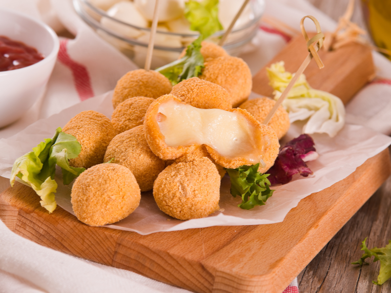 Receita de Bolinha de Queijo de Abóbora