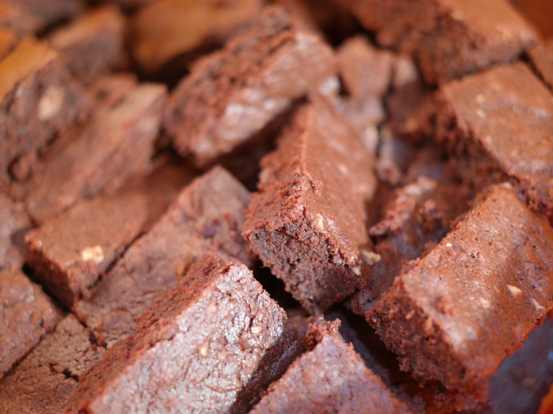 Receita de Brownie de Tapioca com Chocolate Amargo